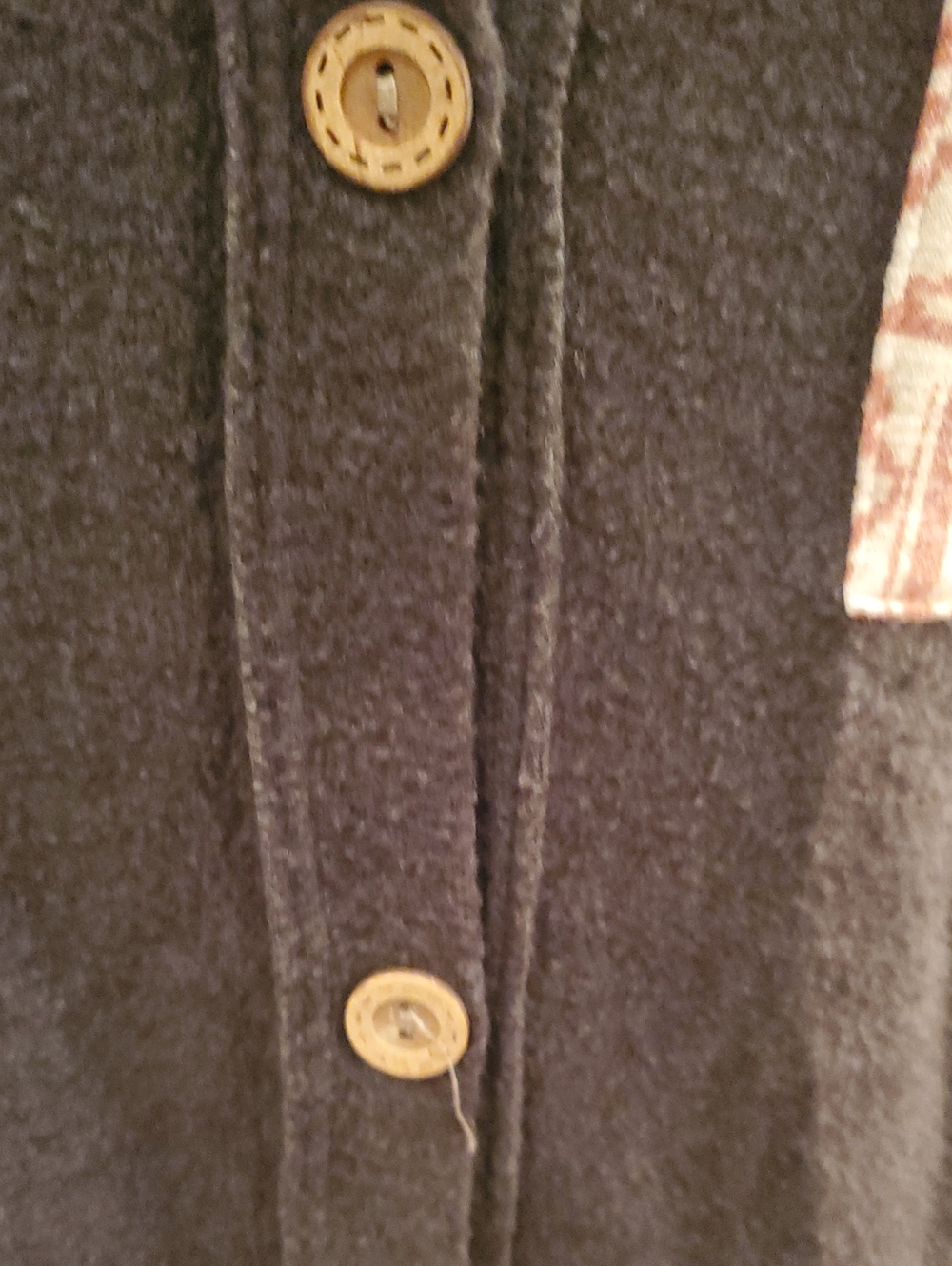 Lovely Melody Brave the Cold Aztec Shacket Tunic Black & Brownish & Cream - Picture 7 of 8